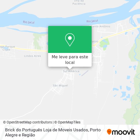 Brick do Português Loja de Moveis Usados mapa