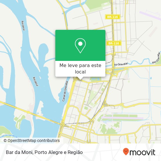 Bar da Moni, Avenida Padre Leopoldo Brentano Farrapos Porto Alegre-RS 90250-595 mapa