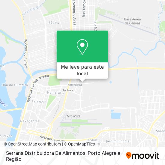 Serrana Distribuidora De Alimentos mapa