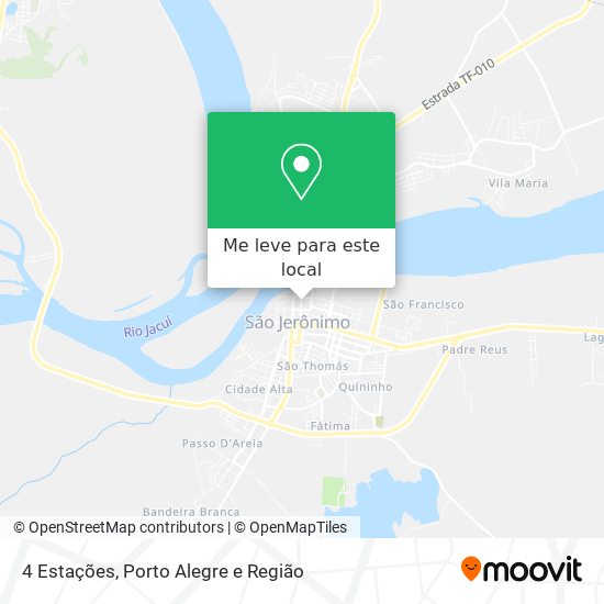 4 Estações mapa
