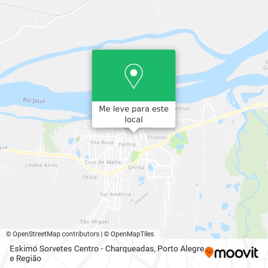 Eskimó Sorvetes Centro - Charqueadas mapa