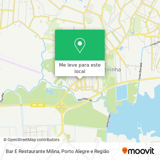 Bar E Restaurante Milina mapa