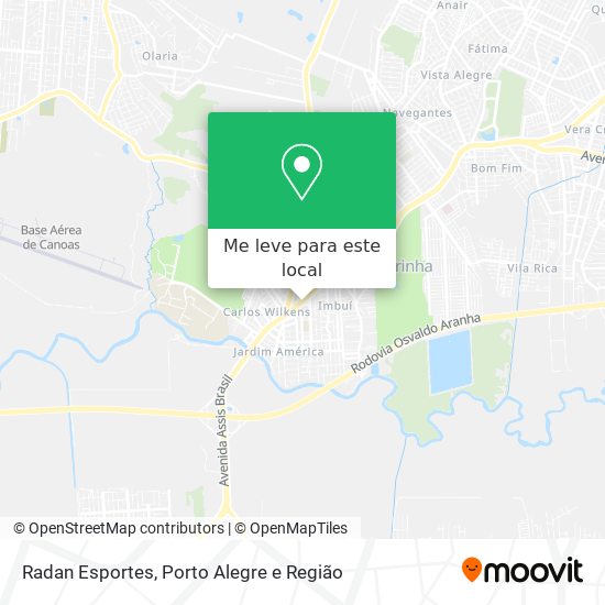 Radan Esportes mapa