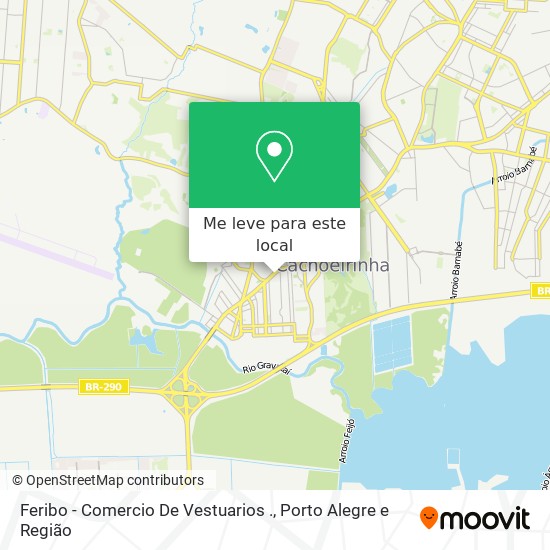 Feribo - Comercio De Vestuarios . mapa