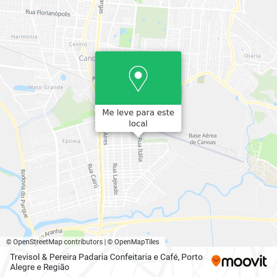 Trevisol & Pereira Padaria Confeitaria e Café mapa