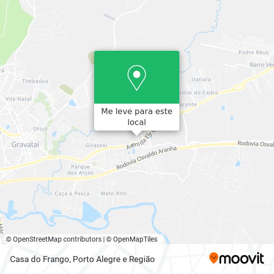 Casa do Frango mapa