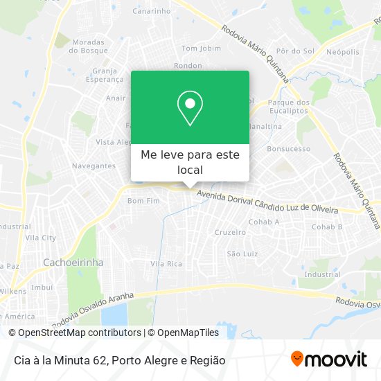 Cia à la Minuta 62 mapa