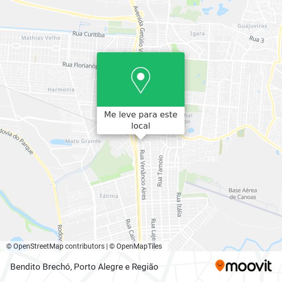 Bendito Brechó mapa