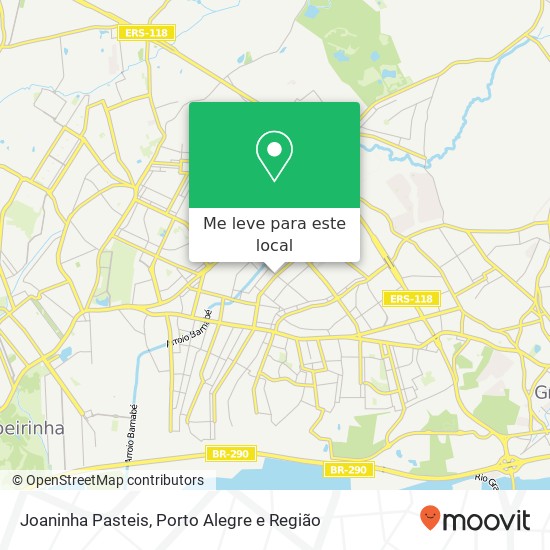 Joaninha Pasteis, Avenida dos Estados, 956 Vila Branca Gravataí-RS 94090-290 mapa