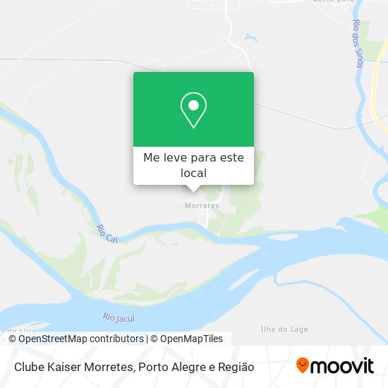 Clube Kaiser Morretes mapa