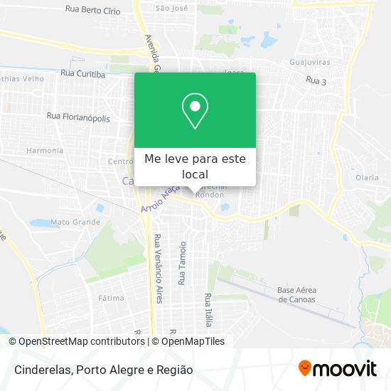 Cinderelas mapa