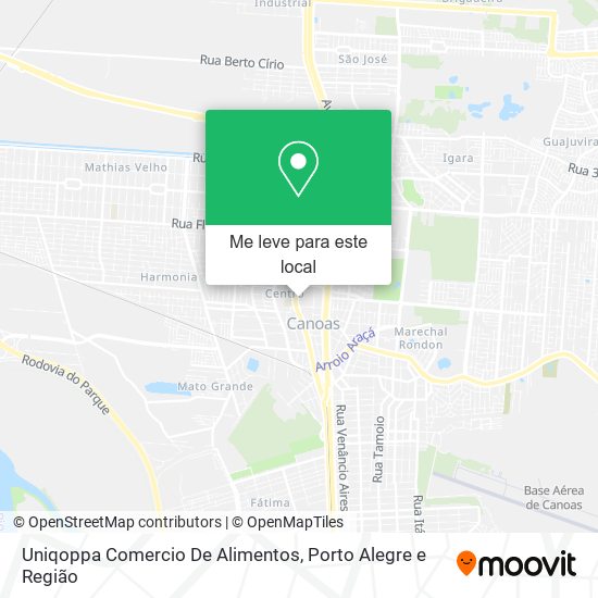 Uniqoppa Comercio De Alimentos mapa