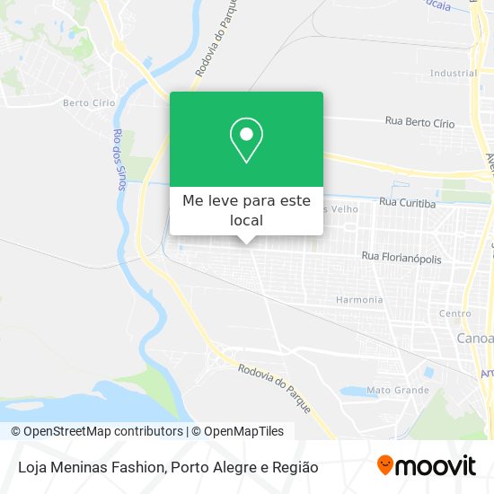 Loja Meninas Fashion mapa