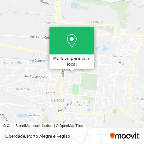 Liberdade mapa