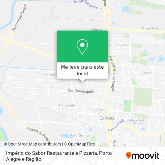 Império do Sabor Restaurante e Pizzaria mapa