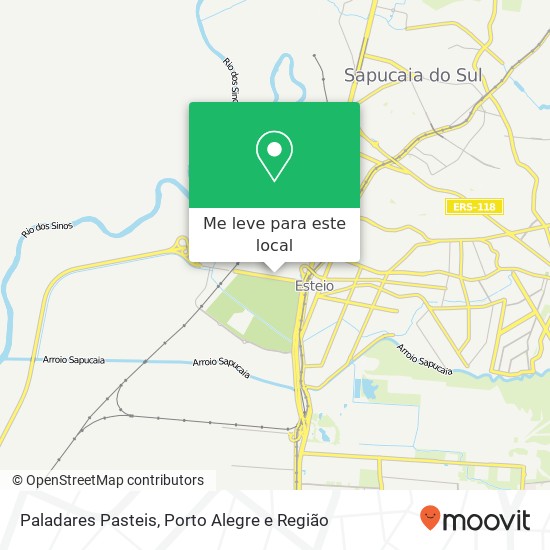 Paladares Pasteis, Avenida Rio Branco, 52 Novo Esteio Esteio-RS 93270-610 mapa