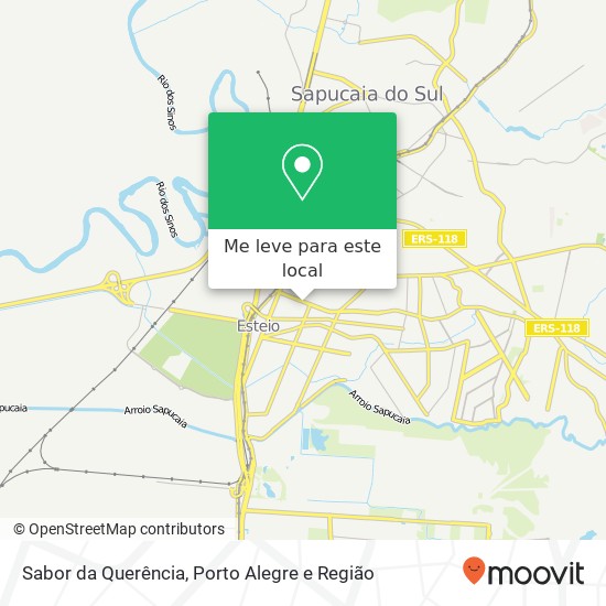 Sabor da Querência, Avenida Padre Claret Centro Esteio-RS 93280-260 mapa