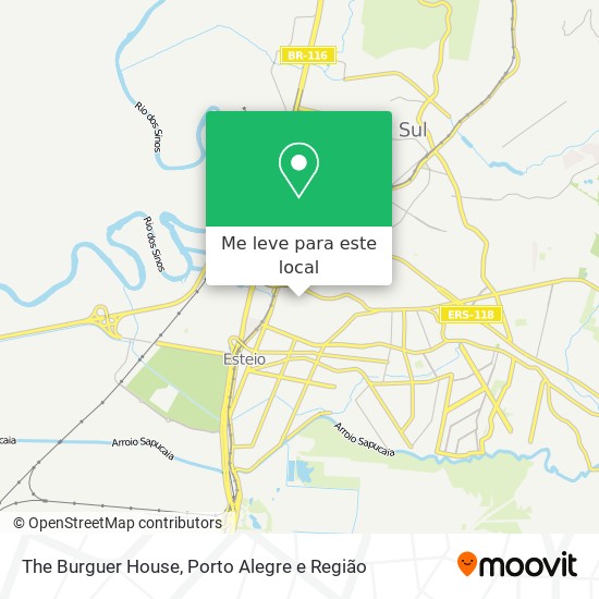 The Burguer House mapa