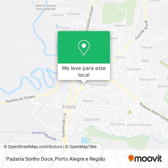 Padaria Sonho Doce mapa