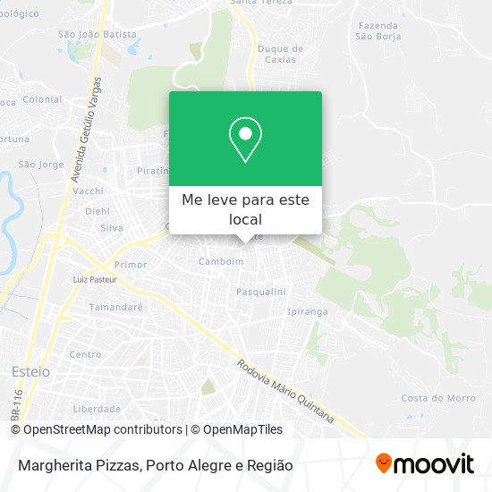 Margherita Pizzas mapa