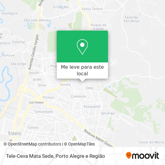 Tele-Ceva Mata Sede mapa