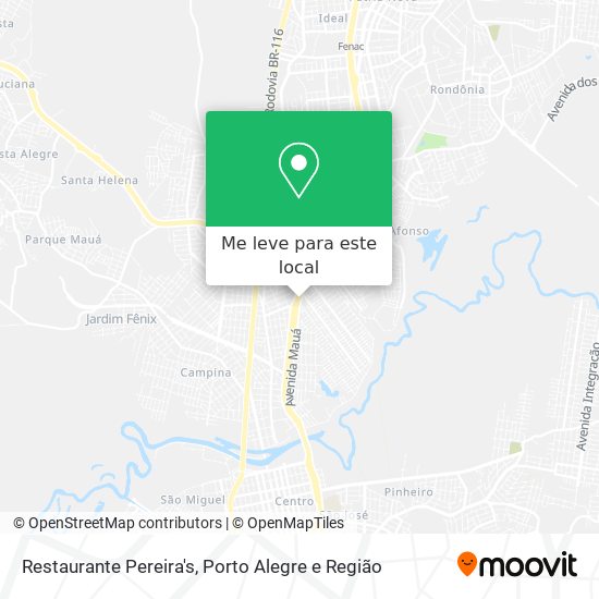 Restaurante Pereira's mapa