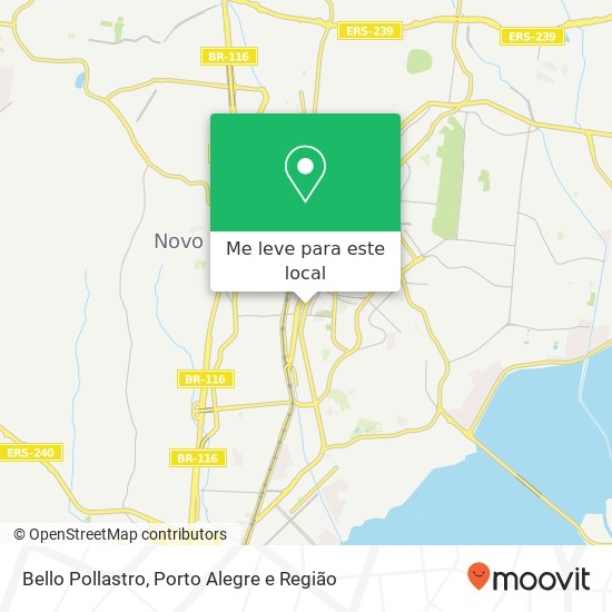 Bello Pollastro, Avenida Pedro Adams Filho Pátria Nova Novo Hamburgo-RS 93320-001 mapa