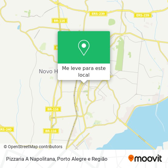 Pizzaria A Napolitana mapa