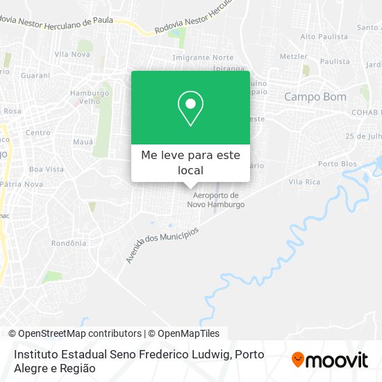 Instituto Estadual Seno Frederico Ludwig mapa