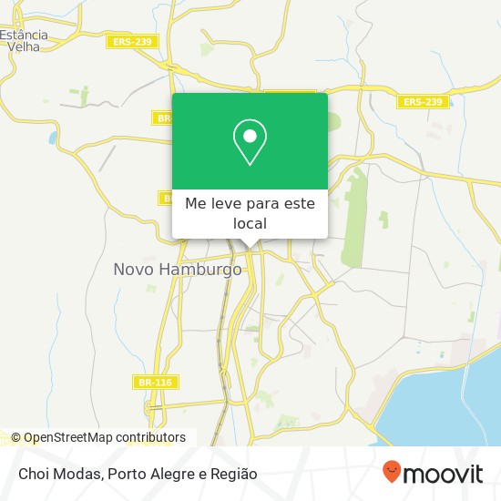 Choi Modas, Avenida Pedro Adams Filho, 5145 Centro Novo Hamburgo-RS 93510-001 mapa