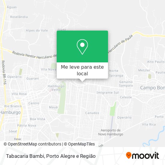 Tabacaria Bambi mapa
