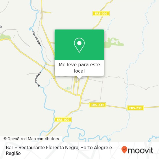 Bar E Restaurante Floresta Negra, Rua Júlio de Castilhos, 2244 Centro Taquara-RS 95600-000 mapa