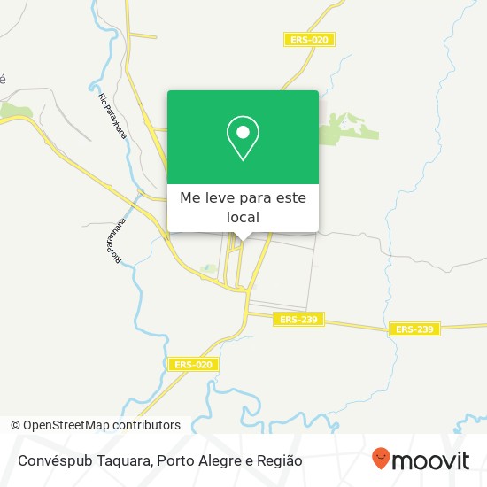 Convéspub Taquara mapa