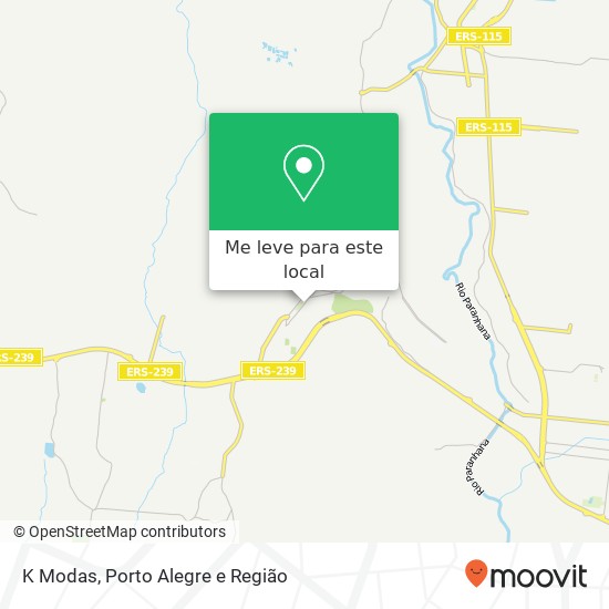 K Modas, Rua João Mosmann, 111 Parobé Parobé-RS 95630-000 mapa