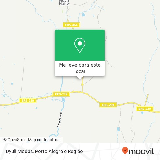 Dyuli Modas, Rua São Gerônimo, 249 Campo Vicente Nova Hartz-RS 93893-000 mapa