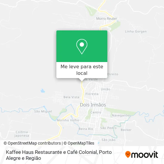 Kaffee Haus Restaurante e Café Colonial mapa