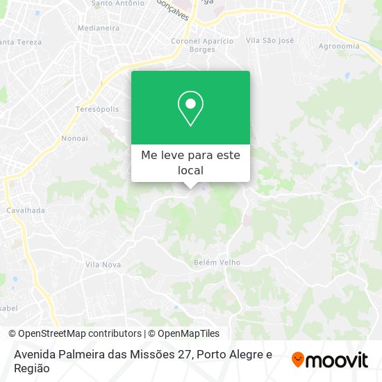 Avenida Palmeira das Missões 27 mapa