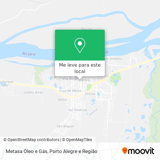Metasa Óleo e Gás mapa