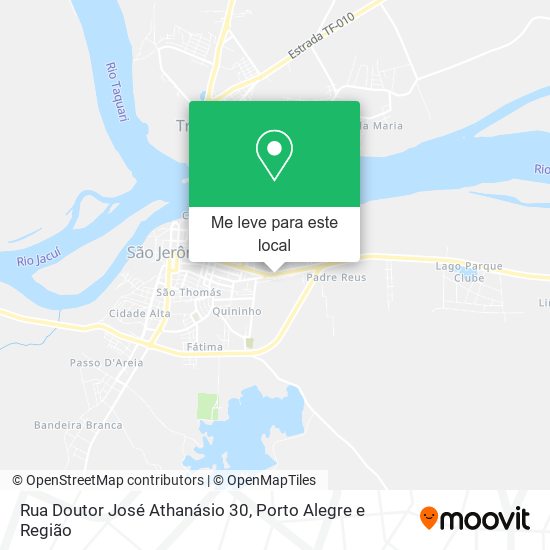 Rua Doutor José Athanásio 30 mapa