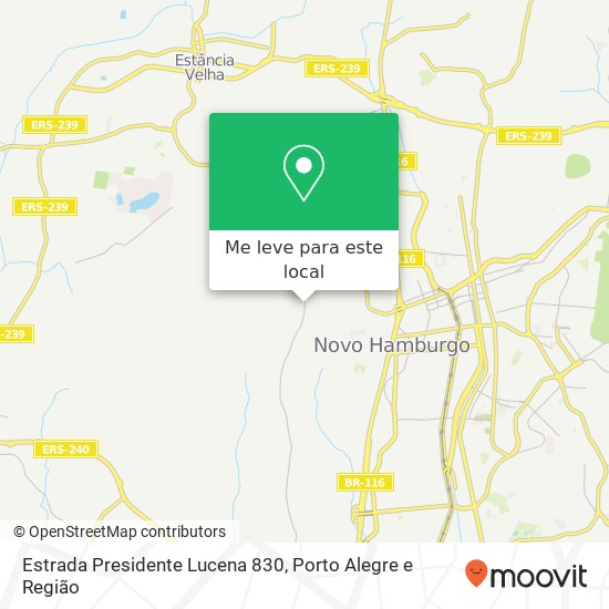 Estrada Presidente Lucena 830 mapa