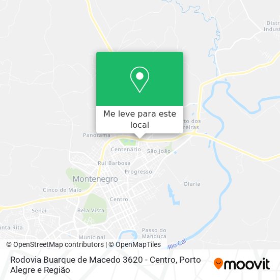 Rodovia Buarque de Macedo 3620 - Centro mapa