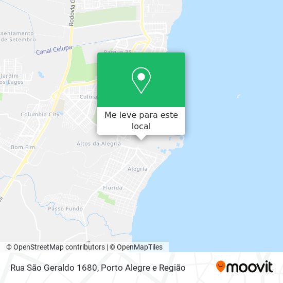 Rua São Geraldo 1680 mapa