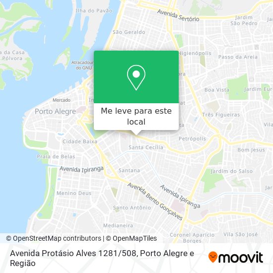 Avenida Protásio Alves 1281 / 508 mapa