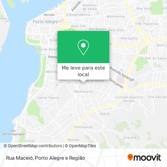 Rua Maceió mapa
