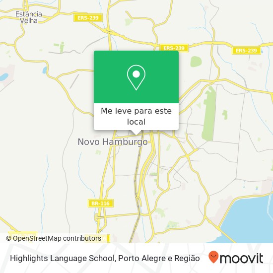 Highlights Language School mapa