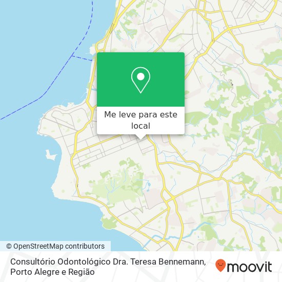 Consultório Odontológico Dra. Teresa Bennemann mapa
