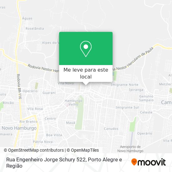 Rua Engenheiro Jorge Schury 522 mapa