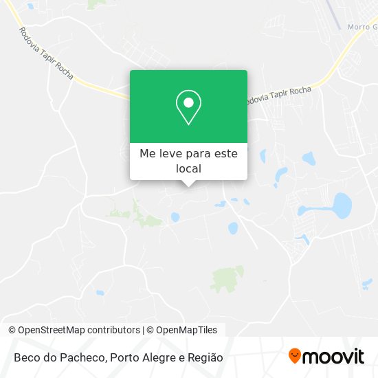 Beco do Pacheco mapa