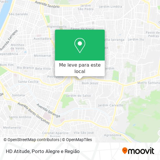 HD Atitude mapa
