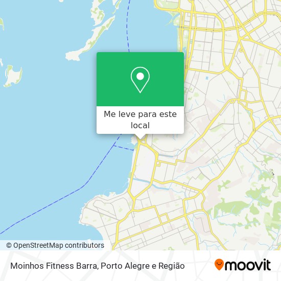 Moinhos Fitness Barra mapa